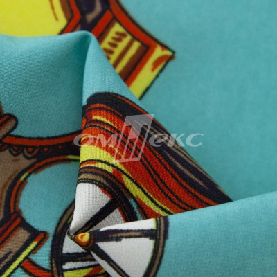 Плательная ткань "Фламенко" 16.2, 80 гр/м2, шир.150 см, принт этнический - купить в Иваново. Цена 241.49 руб.