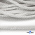 Шнур плетеный d-6 мм круглый, 70% хлопок 30% полиэстер, уп.90+/-1 м, цв.1076-белый - купить в Иваново. Цена: 588 руб.