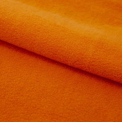 Флис DTY 16-1358, 250 г/м2, шир. 150 см, цвет оранжевый - купить в Иваново. Цена 640.46 руб.
