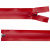 Молния водонепроницаемая PVC Т-7, 60 см, разъемная, цвет (820) красный - купить в Иваново. Цена: 49.39 руб.