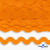 Тесьма вьюнчик 0381-0080, 8 мм/упак.33+/-1м, цвет 9511-оранжевый - купить в Иваново. Цена: 107.26 руб.