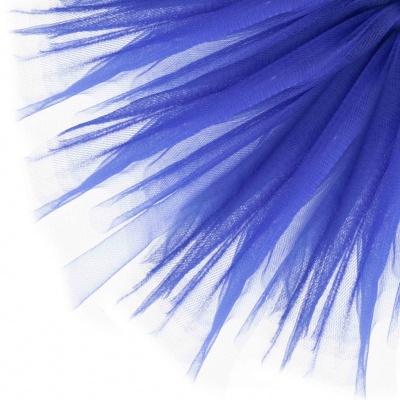 Фатин матовый 16-101, 12 гр/м2, шир.300см, цвет т.синий - купить в Иваново. Цена 100.92 руб.