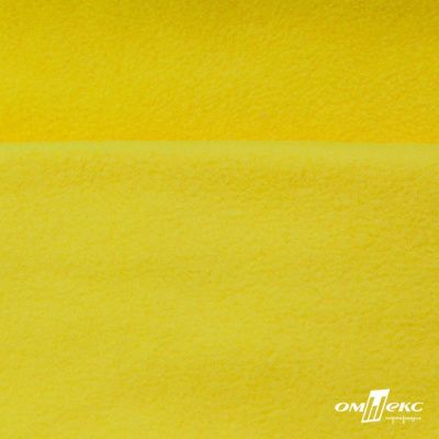 Флис DTY 14-0760, 240 г/м2, шир. 150 см, цвет яркий желтый - купить в Иваново. Цена 640.46 руб.