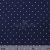 Креп стрейч Амузен, 85 г/м2, 19-3920 (т. синий)/белый мелкий горох, шир.150 см - купить в Иваново. Цена 220.50 руб.