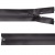 Молния водонепроницаемая PVC Т-7, 90 см, разъемная, цвет (301) т.серый - купить в Иваново. Цена: 61.18 руб.