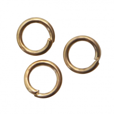 Кольцо  соединительное для бижутерии 4 мм, цв.-золото - купить в Иваново. Цена: 0.41 руб.