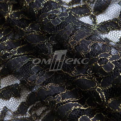 Кружевное полотно XD LACE 1-4, 80 гр/м2, шир.150см, цвет чёрный - купить в Иваново. Цена 245.94 руб.