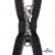 Молнии металл ТИТАН, звено никель т-8 (2 сл), разъемные 90 см - черные "ОмТекс" - купить в Иваново. Цена: 162.99 руб.