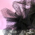 Евро-фатин горох, 100% полиэфир, 15 г/м2, 150 см. 16-167/черный - купить в Иваново. Цена 241.13 руб.