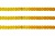 Пайетки "ОмТекс" на нитях, CREAM, 6 мм С / упак.73+/-1м, цв. 92 - золото - купить в Иваново. Цена: 484.77 руб.