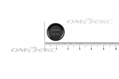 51400/15 мм (4 пр) черные пуговицы - купить в Иваново. Цена: 0.67 руб.