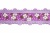 Тесьма декоративная 0385-6169, шир. 25 мм/уп. 22,8+/-1 м, цвет 01-фиолетовый - купить в Иваново. Цена: 387.43 руб.