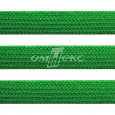Шнур 15мм плоский (100+/-1м) №16 зеленый - купить в Иваново. Цена: 10.32 руб.