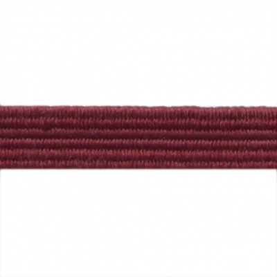 Резиновые нити с текстильным покрытием, шир. 6 мм ( упак.30 м/уп), цв.- 88-бордо - купить в Иваново. Цена: 155.22 руб.