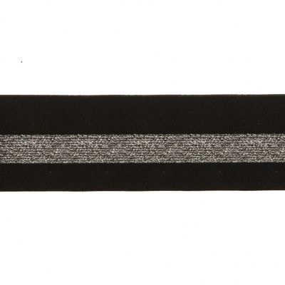 #2/6-Лента эластичная вязаная с рисунком шир.52 мм (45,7+/-0,5 м/бобина) - купить в Иваново. Цена: 69.33 руб.