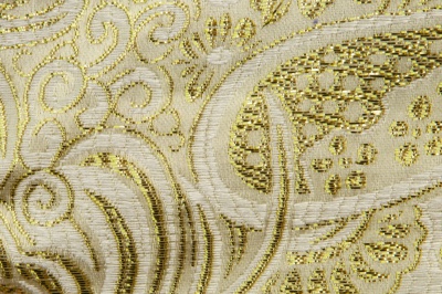 Ткань костюмная жаккард №5, 140 гр/м2, шир.150см, цвет золото - купить в Иваново. Цена 383.29 руб.