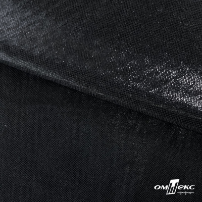 Трикотажное полотно голограмма, шир.140 см, #602 -чёрный/чёрный - купить в Иваново. Цена 385.88 руб.