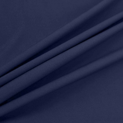 Костюмная ткань с вискозой "Салерно", 210 гр/м2, шир.150см, цвет т.синий/Navy - купить в Иваново. Цена 446.37 руб.