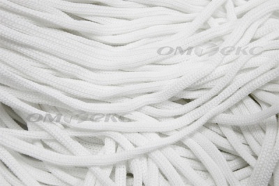 Шнур Т-02 (4с2) мелкое плетение 4мм 100 м белый - купить в Иваново. Цена: 2.50 руб.