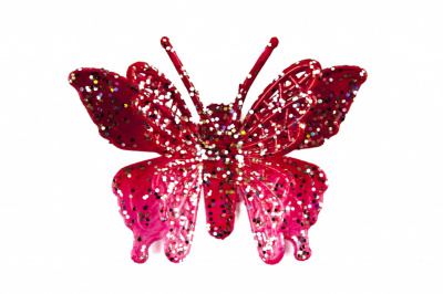 Бабочка декоративная пластиковая #10 - купить в Иваново. Цена: 7.09 руб.