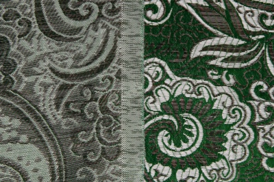Ткань костюмная жаккард, 135 гр/м2, шир.150см, цвет зелёный№4 - купить в Иваново. Цена 441.94 руб.