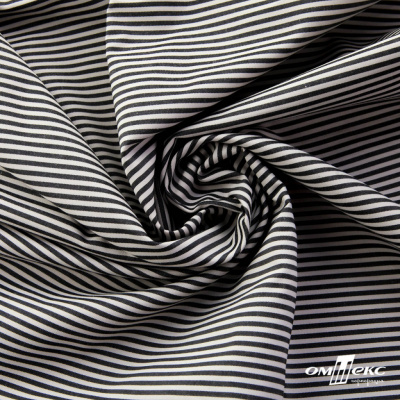 Ткань сорочечная Полоска Кенди, 115 г/м2, 58% пэ,42% хл, шир.150 см, цв.6-черный, (арт.110) - купить в Иваново. Цена 306.69 руб.