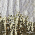 Трикотажное полотно, Сетка с пайетками, шир.130 см, #315, цв.-белый/золото - купить в Иваново. Цена 693.39 руб.