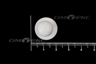 Пуговица поварская "Пукля", 10 мм, цвет белый - купить в Иваново. Цена: 2.28 руб.