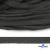 Шнур плетеный d-8 мм плоский, 70% хлопок 30% полиэстер, уп.85+/-1 м, цв.1026-серый - купить в Иваново. Цена: 735 руб.
