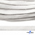 Шнур плетеный d-8 мм плоский, 70% хлопок 30% полиэстер, уп.85+/-1 м, цв.1018-белый - купить в Иваново. Цена: 735 руб.