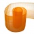 Лента капроновая "Гофре", шир. 110 мм/уп. 50 м, цвет оранжевый - купить в Иваново. Цена: 26.93 руб.