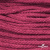 Шнур плетеный d-6 мм, 70% хлопок 30% полиэстер, уп.90+/-1 м, цв.1068-фуксия - купить в Иваново. Цена: 588 руб.