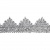 Тесьма металлизированная 0384-0240, шир. 40 мм/уп. 25+/-1 м, цвет серебро - купить в Иваново. Цена: 490.74 руб.