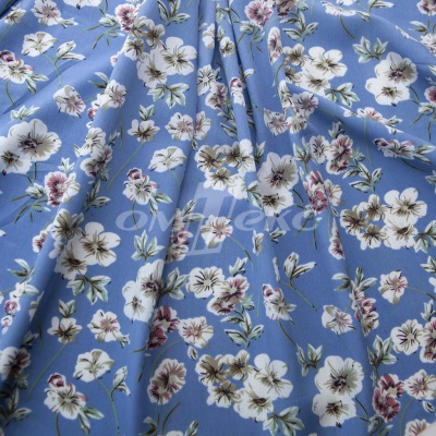 Плательная ткань "Фламенко" 12.1, 80 гр/м2, шир.150 см, принт растительный - купить в Иваново. Цена 241.49 руб.