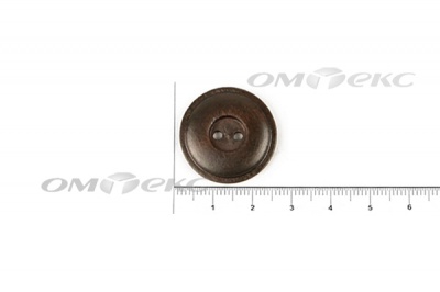 Пуговица деревянная круглая №54 (25мм) - купить в Иваново. Цена: 4.12 руб.