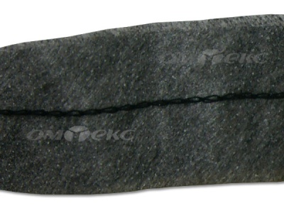 WS7225-прокладочная лента усиленная швом для подгиба 30мм-графит (50м) - купить в Иваново. Цена: 16.80 руб.