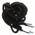 Шнурки #106-09, круглые 130 см, цв.чёрный - купить в Иваново. Цена: 21.92 руб.