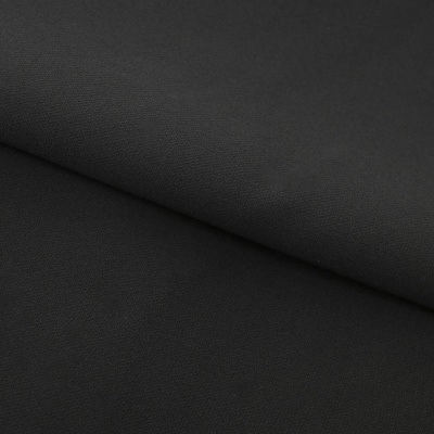 Костюмная ткань "Элис", 200 гр/м2, шир.150см, цвет чёрный - купить в Иваново. Цена 306.20 руб.