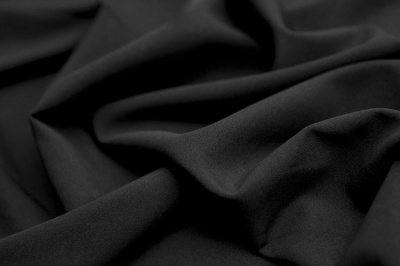 Костюмная ткань с вискозой "Флоренция", 195 гр/м2, шир.150см, цвет чёрный - купить в Иваново. Цена 507.37 руб.