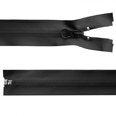 Молния водонепроницаемая PVC Т-7, 90 см, разъемная, цвет чёрный - купить в Иваново. Цена: 61.18 руб.