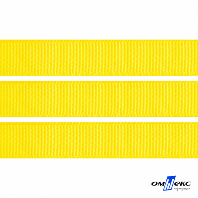 Репсовая лента 020, шир. 12 мм/уп. 50+/-1 м, цвет жёлтый - купить в Иваново. Цена: 152.05 руб.
