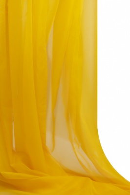 Портьерный капрон 13-0858, 47 гр/м2, шир.300см, цвет 21/жёлтый - купить в Иваново. Цена 137.27 руб.