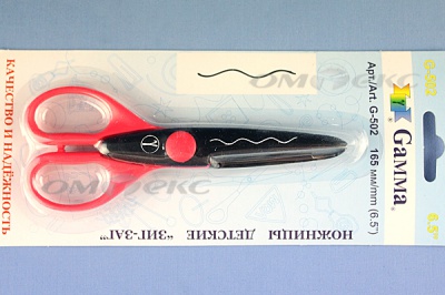 Ножницы G-502 детские 165 мм - купить в Иваново. Цена: 292.21 руб.