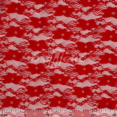 Кружевное полотно стрейч 15A61/RED, 100 гр/м2, шир.150см - купить в Иваново. Цена 1 597.08 руб.