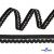 Лента эластичная вязаная (резинка бельевая), #3832, шир.13 мм, цв.чёрная - купить в Иваново. Цена: 10.49 руб.