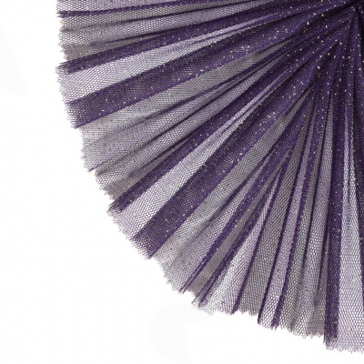 Сетка Глиттер, 24 г/м2, шир.145 см., пурпурный - купить в Иваново. Цена 117.24 руб.