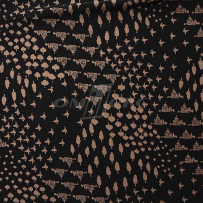 Плательная ткань "Софи" 12.1, 75 гр/м2, шир.150 см, принт этнический - купить в Иваново. Цена 243.96 руб.