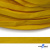 Шнур плетеный (плоский) d-12 мм, (уп.90+/-1м), 100% полиэстер, цв.269 - жёлтый - купить в Иваново. Цена: 8.62 руб.