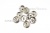 Кнопки пришивные 30 мм никель - купить в Иваново. Цена: 18.68 руб.