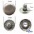 Кнопка металлическая "Альфа" с пружиной, 15 мм (уп. 720+/-20 шт), цвет никель - купить в Иваново. Цена: 1 481.69 руб.
